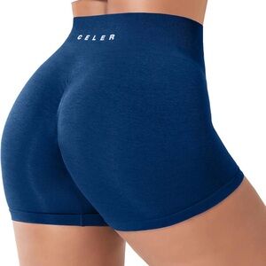 Women's Navy Bike Shorts